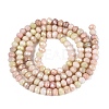 Ombre Effect Dyed Glass Beads Strands GLAA-C023-02-C20-2