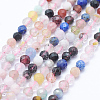 Natural Mixed Stone Beads Strands X-G-J369-04A-3mm-1