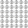 50Pcs Tibetan Style Alloy Beads FIND-PA0001-43A-7