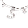 304 Stainless Steel Charm Anklets AJEW-O028-02P-3