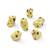 Handmade Porcelain Puppy Beads Strands PORC-L033-002-3