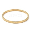 3Pcs 3 Color 304 Stainless Steel Textured Bangles Set BJEW-F464-06-3