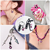 20Pcs 10 Style Spray Painted Alloy Pendants FIND-TA0002-89-18