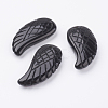 Natural Black Agate Pendants G-E435-F-07-1