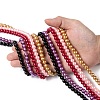 20 Colors Glass Pearl Beads Strands HY-X0011-8mm-01-4