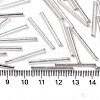 Electroplate Glass Bugle Beads SEED-S043-02B-02-3