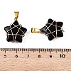 Lampwork Pendants GLAA-T023-06B-4