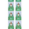 200Pcs Christmas Theme Paper Self-Adhesive Stickers DIY-M070-02R-2
