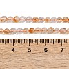 Heated Natural Citrine Bead Strands G-P466-01E-01-3
