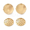 Brass Studs Earring Findings KK-K382-16B-G-2