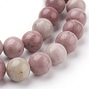Natural Rhodonite Beads Strands G-G099-10mm-33-3