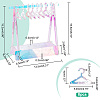 Transparent Acrylic Earring Display Stand EDIS-HY0001-03B-4