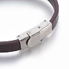 Microfiber Leather Cord Bracelets BJEW-L635-01B-01-3