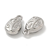 Anti-Tarnish 304 Stainless Steel Charms STAS-Q334-02P-2