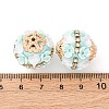 Handmade Resin Indonesia Round Beads IPDL-P005-19KCG-01-3