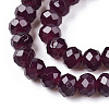 Baking Paint Imitation Jade Glass Bead Strands DGLA-A034-J2MM-A02-3