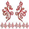 Ethnic Style Flower Pattern Computerized Embroidery Appliques PATC-WH20017-21A-6