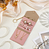 1Pc Cowhide Travel Jewelry Storage Pouches ABAG-CL0001-60B-4