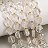 Natural Quartz Crystal Beads Strands G-B094-A37-01-1