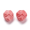 Carved Synthetic Coral Beads CORA-K007-01-2