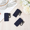 Silk Lipstick Bags with Black Plastic Key Clasps AJEW-WH20048-07E-7
