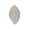Horse Eye Brass Crystal Rhinestone Finger Rings FS-WG798CF-01-3