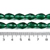 Transparent Glass Beads Strands X-EGLA-N013-T10mm-D24-4