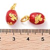 Alloy Enamel Charms ENAM-A001-01C-3