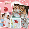 Flower Printed Cloth Drawstring Storage Bags ABAG-WH20010-20A-01-4