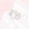 304 Stainless Steel Cuff Open Rings SA-CBA4160-36P-1