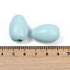 Spray Painted Wood European Beads WOOD-F017-10C-3