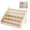 5-Layer Wooden Craft Paint & Brash Rack DIY-WH0401-05-1