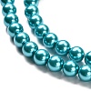 Eco-Friendly Glass Pearl Beads Strands HY-A008-12mm-RB073-4