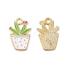 Alloy Enamel Pendants ENAM-G211-01G-07-1