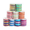 9 Rolls 9 Colors Segment Dyed Polyester Thread NWIR-TA0001-37A-1
