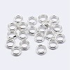 925 Sterling Silver Split Jump Rings STER-F036-01S-0.6x6mm-1