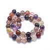 Natural Rutilated Quartz Beads Strands G-K293-F05-E-2