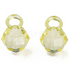Transparent Acrylic Pendants MACR-S373-125-B03-2