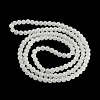 Baking Paint Imitation Jade Glass Round Bead Strands DGLA-Q021-6mm-01-5