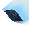 Two Tone Rectangle Plastic Zip Top Gift Bags OPP-C003-01B-02-3