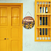 Wood Hanging Wall Decorations HJEW-WH0027-017-7