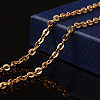 Ion Plating(IP) 304 Stainless Steel Cable Chains CHS-L014-19G-1