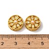 Rack Plating Hollow Brass Cubic Zirconia Beads KK-K381-21D-MG-3