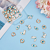 SUPERFINDINGS 28Pcs 7 Styles Alloy Resin Pendants FIND-FH0007-01-4