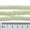 Baking Paint Imitation Jade Glass Bead Strands DGLA-A034-J6MM-A21-5
