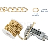Aluminium Twisted Curb Chains CHA-YW0001-01G-8