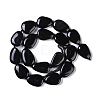 Natural Black Gemstone Beads Strands G-Q164-C01-01-3