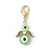 Ecil Eye Angel Resin Pendant Decorations HJEW-JM01514-01-4