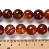 Dyed Natural Banded Agate Beads Strands G-G175-A09-01-5