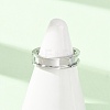 304 Stainless Steel Cuff Open Rings SA-CBACA70-01B-P-3